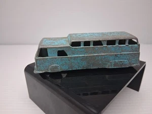 Vintage 1950'S Midgetoy Diecast Jumbo Blue Bus. 6" Long - Picture 1 of 6