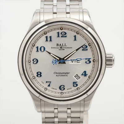 BALL Watch Trainmaster Cleveland Express Day-Date NM1058D-SCJ-SL SS SS AT Silver - Image 1 of 4