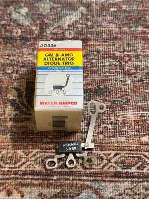 Wells D0306 Alternator Diode Trio GM AMC 1971–84 NOS Vintage - Image 1 of 4