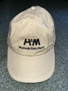 Otto Beige H&M “Nobody Gets Hurt!” Snap Back Cap Hat - Picture 1 of 4