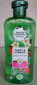 Kräuteressenzen Erdbeere & Minze Shampoo 400ml 13,5oz Ablaufdatum 03/2027 - Bild 1 von 2