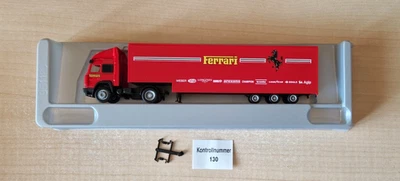 Herpa Motor Sport 141642 IVECO TURBOSTAR FERRARI collo d'oca cassonato 1:87 - Immagine 1 di 4