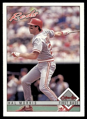 1993 O-Pee-Chee Hal Morris Cincinnati Reds #197 - Image 1 of 2