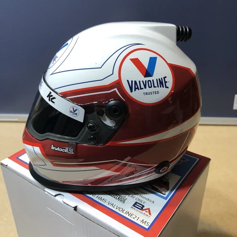 Kyle Larson Valvoline mini helmet NEW Cover