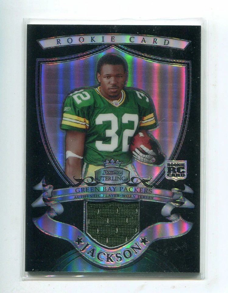 2007 Sterling Jersey Refractor Black Brandon Jackson/25 Nebraska / GB Packers - Image 1 of 1