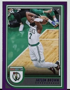 2022-23 Panini NBA Hoops #2 Jaylen Brown Purple - Picture 1 of 2