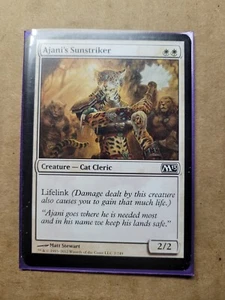 4 x Magic the Gathering 2013 Ajani's Sunstriker LP Playset MTG 2/249 White Cat - Picture 1 of 1