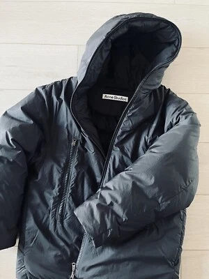 Acne Studios Down Puffer Jacket/Black/Men’s Size Small - Image 1 of 4