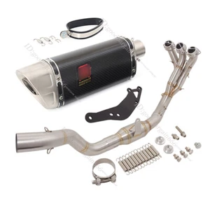 Silenciador de carbono de tubo de escape completo para Yamaha Tracer 9 GT 2021-2024 - Imagen 1 de 9