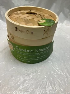 Helen's Asian Kitchen 6-in Bamboo Steamer Set  97080 - Picture 1 of 12