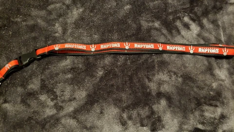 Toronto Raptors Alternate Premium Lanyard [NEW] Key Chain Ring Holder Aminco Cover