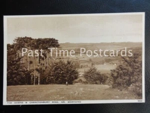 Vintage PC - Worthing, The Downs & Chanctonbury Ring - Picture 1 of 1