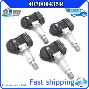 4pcs TPMS Tire Pressure Sensor 407000435R For Renault Fluence Gran Laguna Megane - Picture 1 of 13