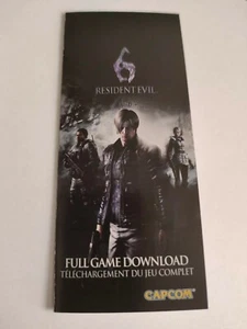 Resident Evil 6 FULL GAME DOWNLOAD Code for Nintendo Switch - NO CARTRIDGE - Picture 1 of 1