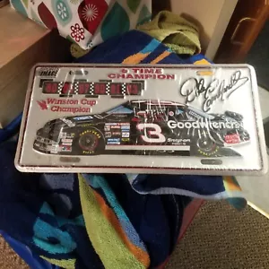 Dale Earnhardt 1994 #3 Goodwrench 6 Time Champ Monte Carlo Metal License Plate - Picture 1 of 4