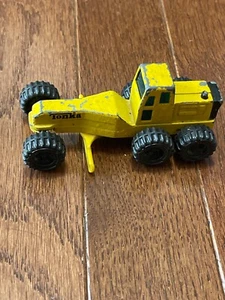 Tonka 1994 Vintage Yellow Die Cast Metal Road Grader  3.75” x 1.75” Vtg Rare - Picture 1 of 4