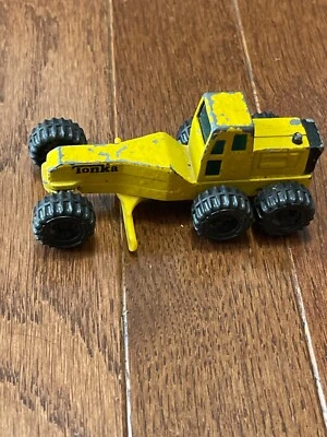 Tonka 1994 Vintage Yellow Die Cast Metal Road Grader  3.75” x 1.75” Vtg Rare - Image 1 of 4