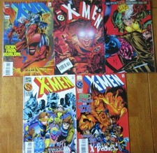 X-Men #43,44,45,46,47 Marvel 1995 Comic Books