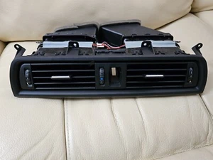 11-16 OEM BMW F10 528 535 550 Front Dashboard Center Air Vent Whole Grille Black - Picture 1 of 13
