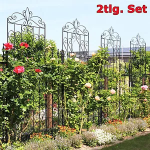 XXL Rankgitter Rankhilfe Metall Spalier Garten Pulverbeschichtet 172cm 2er Set - Bild 1 von 9