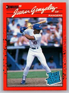 Juan Gonzalez 1990 Donruss bewertet Rookie BASEBALL #33 Texas Rangers RC - Bild 1 von 2