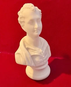 Lord Byron Parian Ware Büste antike Skulptur, Porzellan Biskuit Statue - Bild 1 von 7