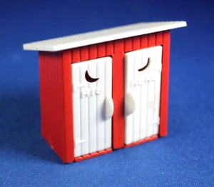Plasticville - O-O27 - #SA-9 - 1 Original vintage Outhouse - Excellent Condition - Picture 1 of 6