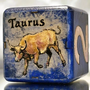 Bovine Brilliance - Taurus of Golden Chances - Backgammon Doubling Cube - 36mm - Picture 1 of 9