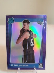 2021 Franz Wagner Donruss Optic Rated Rookie RC Purple Prizm #185 Magic SP - Picture 1 of 2
