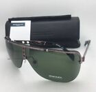 New DIESEL Sunglasses DL 0126 08N 130 Bronze Brown Shield Frame w/ Green Lens