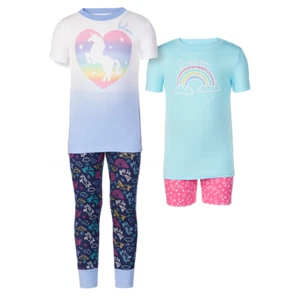 Juego de pijama Kirkland Signature para niños de 4 piezas unicornio - Imagen 1 de 24