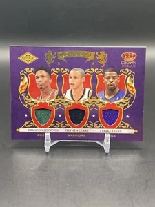 2009-10 Panini Crown Royale Stephen Curry /499 RC Rookie Royalty Jersey Patch #1 - Picture 1 of 2