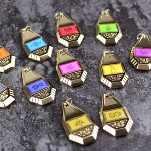 Digimon Monster Adventure Tag and Emblem Crest Courage Badge Pendant Keychains - Picture 1 of 23