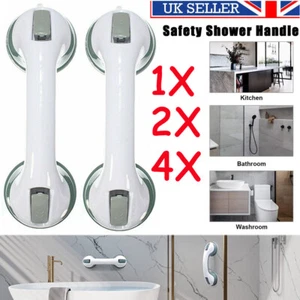 1/2/4 PACK SAFETY SUCTION GRIP SUPPORT HANDLE BATHROOM BATH SHOWER TOILET HAND - Picture 1 of 12