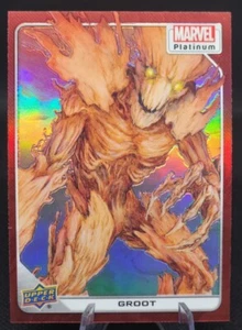 2023 Mazo Superior Marvel Platino Rojo Arco Iris Groot #37 - Imagen 1 de 2