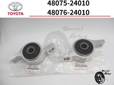 TOYOTA LEXUS GENUINE LOWER CONTROL ARM BUSHING 48075-24010 & 48076-24010 RC F/GS - Image 1 of 4