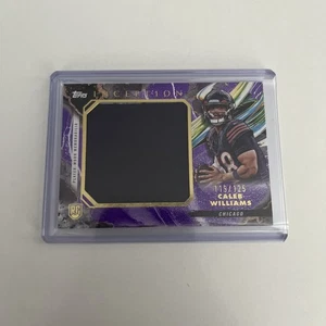 2024 Topps Inception Caleb Williams Rookie Jumbo Player Worn Patch /125. Bears - Picture 1 of 7