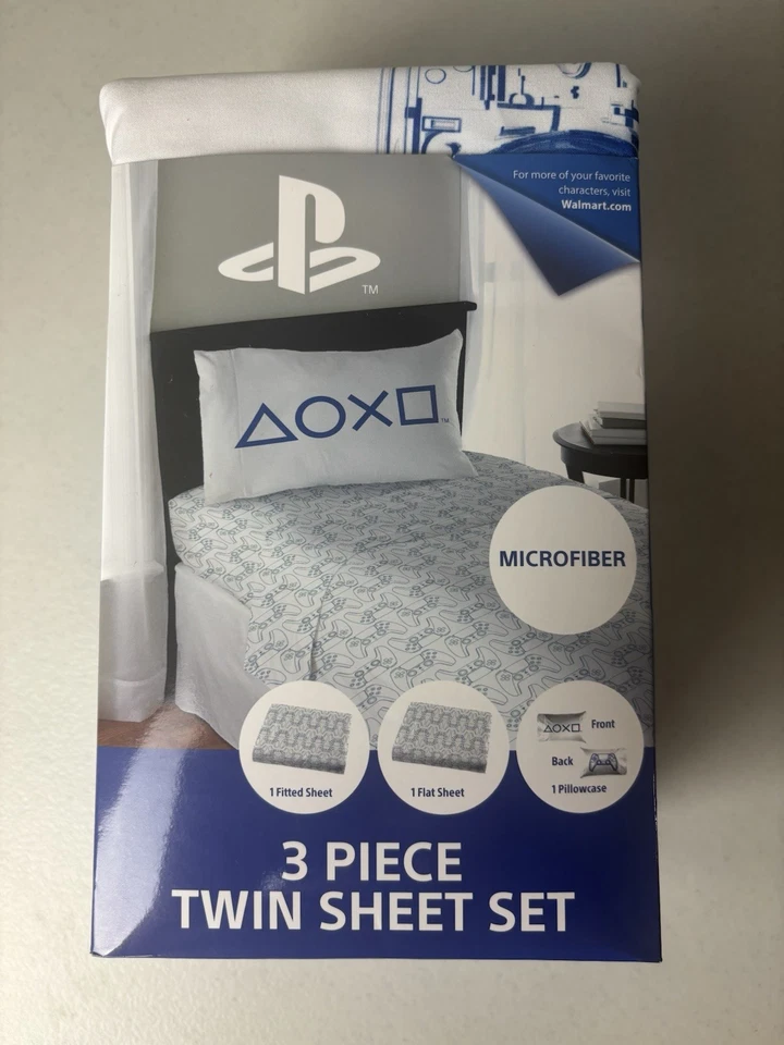 • PlayStation SHEET SET 4-piece FULL BED Microfiber Sony