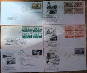 6-50's & 60's First Day Covers - Picture 1 of 2