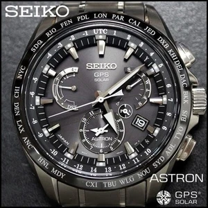 SEIKO Astron SBXB045/8X53-0AB0 Men's Black Titanium Japan Made Analog - Picture 1 of 9