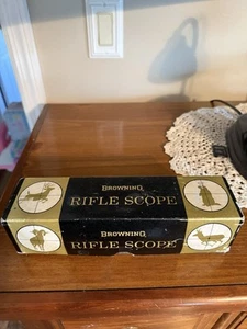 Browning .22 Rimfire Scope, 3/4" Tube, 4x with Rings & Box. Redfield Baby video - Picture 1 of 18