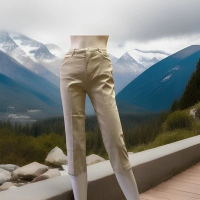 Pantalones Fendi MUJERES Diseñador Algodón Elastizado De Colección Hechos en Italia Foto 1 de 4