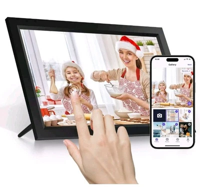 Tibuta 15.6" Digital Photo Frame WIFI 1366*768 HD Touch Screen Display 32G Uhale - Image 1 of 4
