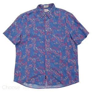 Faherty The Breeze Hemd Herren XL Hawaii Bambus Blumen Leinen Lyocell Button Down - Bild 1 von 12