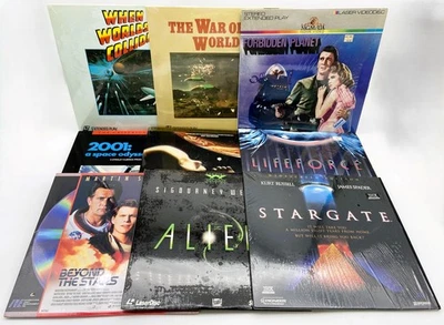 Lot of 9 Classic Laserdisc Sci-Fi Movies: 2001 Space Odyssey, Alien 3, Stargate - Image 1 of 4