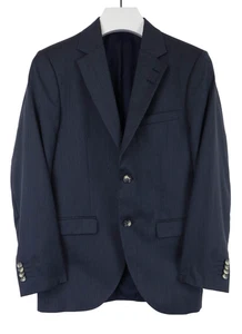 TIGER OF SWEDEN Lamonte Blazer Men's (EU) 46 Navy Blue Lined Single-Breasted - Picture 1 of 13