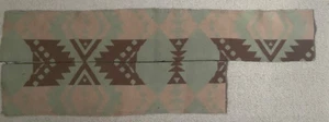 Pendleton schwere genoppte Wolle Jacquard Stoffreste 2 Stück - Bild 1 von 1