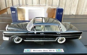 Mercedes Benz 300S Revell 1960 W112 Rare Black 1:18 Diecast Detailed Car Model - Picture 1 of 10