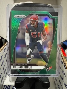 2024 Panini Prizm - Will Anderson #116 Green Prizm - Picture 1 of 2