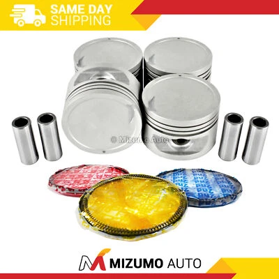 Pistões com anéis compatíveis com 94-99 Hyundai 1.5L L4 SOHC 12v - Imagem 1 de 3